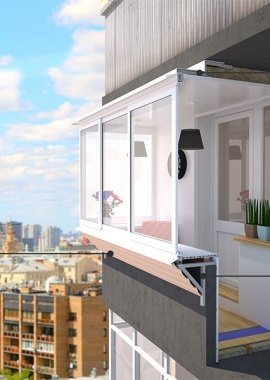 Остекление балкона и лоджии в новостройке ЖК ПИТЕР. Остекление и отделка балконов и лоджий в ЖК П...